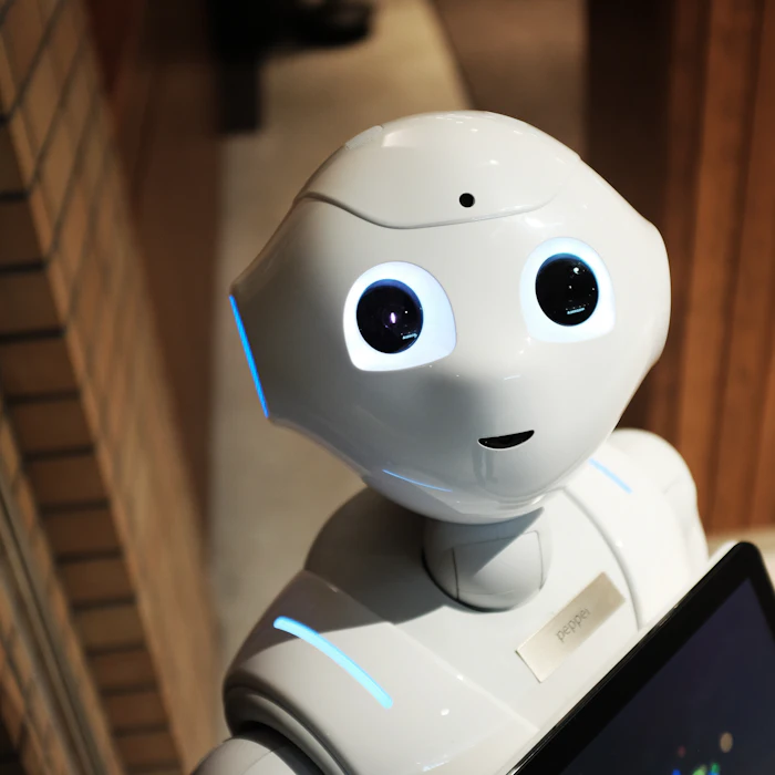 AI robot representing AI automation services